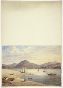 Dört Yelkenli ile Liman Manzarası by Elizabeth Murray