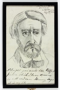 Sir St Vincent Keene Hawkins-Whitshed Bart (kağıt üzerine kalem) by Elizabeth Sophia Hawkins Whitshed