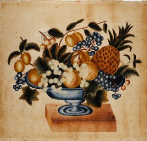 Natürmort, ca. 1830-1848. by Elizabeth W. Capron