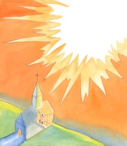 Ayin için kilisede toplandığımızda, Mesih