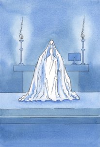 Mesih gerçekten Şimdidir, ama sanki bir peçe O