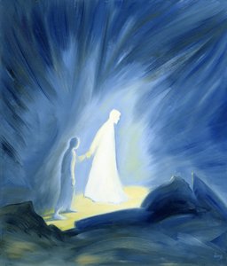 Acılarımızın karanlığında bile İsa bizi teselli eder ve yol gösterir by Elizabeth Wang