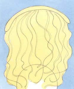Tanrı, dokunmak, yardım etmek, iyileştirmek, sakinleştirmek, öğretmek ve teselli etmek için tüm dünyaya uzanan, üzerimizde kalıcı bir Varlık gibidir, 2004 (kağıt üzerinde w/c) by Elizabeth Wang