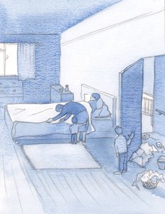 2000 (kağıt üzerinde w/c) by Elizabeth Wang