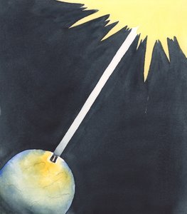 Hikaye kitaplarındaki erkekler bir prensese olan aşklarını kanıtlamak için uzun yolculuklara çıkarlar, 2005 (kağıt üzerine suluboya) by Elizabeth Wang