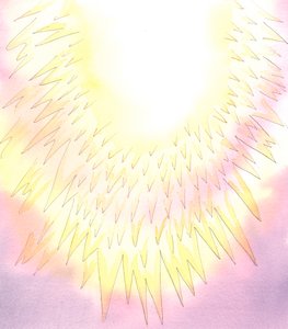 Tanrılık çok kutsal, tarifsiz ve görkemli, 2004 (kağıt üzerinde w/c) by Elizabeth Wang