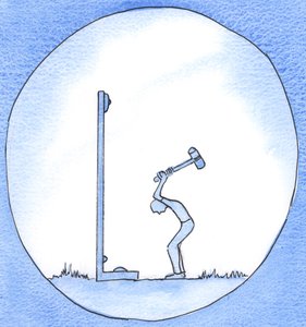 Kutsallık Hakkındaki Gerçek, 2003 (kağıt üzerinde w/c) by Elizabeth Wang