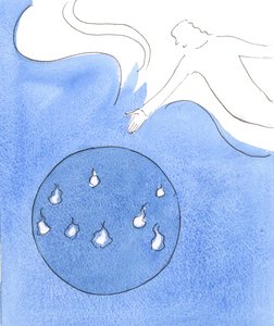 En iyi dua, 2004 Kutsal Liturjisinde (kağıt üzerinde w/c) Mesih aracılığıyla sunulan duadır. by Elizabeth Wang