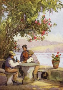 Bir Restoran (renkli taş) by Ella Du Cane