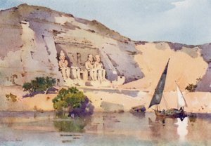 Ebu Simbel (renkli taş) by Ella Du Cane