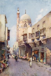Darb-el-Gammez, Kahire (renkli taş) by Ella Du Cane
