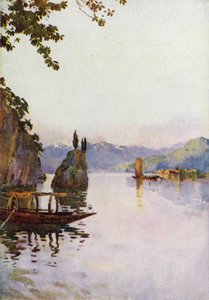Bellagio Noktası, Como Gölü (renkli taş) by Ella Du Cane