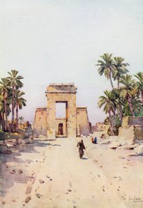 Euergetes Geçidi, Karnak (renkli taş) by Ella Du Cane