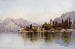 Varenna, Como Gölü (renkli taş)