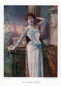 Dame Marie Tempest, İngiliz şarkıcı ve oyuncu, 1901.