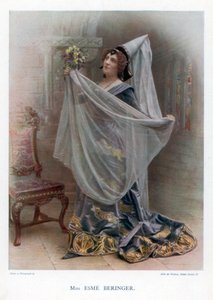 Esme Beringer, İngiliz aktris, 1901.