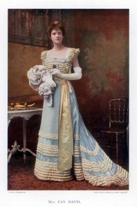 Fay Davis, Amerikalı tiyatro oyuncusu, 1901.