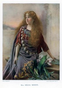 Hilda Moody, İngiliz aktris, 1901.