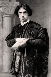 John Martin Harvey 1863-1944, İngiliz aktör, 1907.