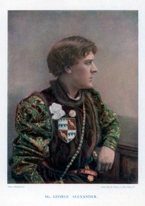 Sir George Alexander, İngiliz aktör ve tiyatro yöneticisi, 1901.