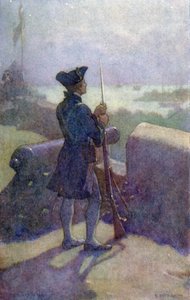 Orada sıradan bir asker olarak düzenli olarak görevimi yerine getirdim. by Elmer Boyd Smith