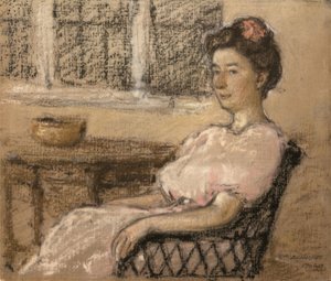 Pembe Oturan Kadın, 1902.
