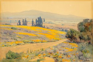 Kaliforniya Bahar Manzarası, yaklaşık. 1920. by Elmer Wachtel