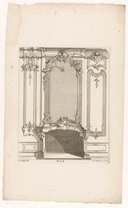 putti ile şömine Bacalar (seri başlığı) by Emanuel Eichel (possibly)