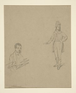 İki adam by Emanuel Gottlieb Leutze