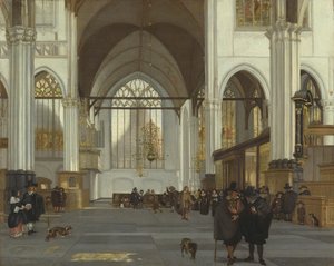 Eski Kilisenin İçi, Amsterdam, 1659