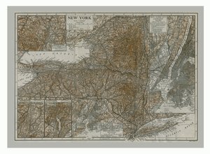 New York haritası, 1900