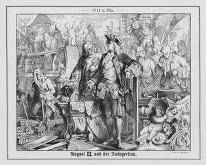 Augustus II, Saksonya Elektörü ve Polonya Kralı ve Zwinger Sarayı
