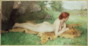 Naiad by Emil Gustav Adolf Glockner