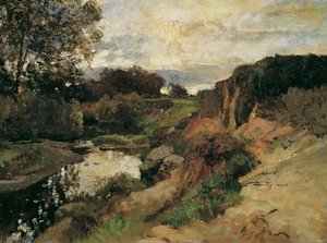 Plankenberg yakınlarındaki Tullnbach'ta by Emil Jakob Schindler
