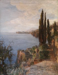 Ragusa yakınlarındaki Dalmaçya kıyısında by Emil Jakob Schindler