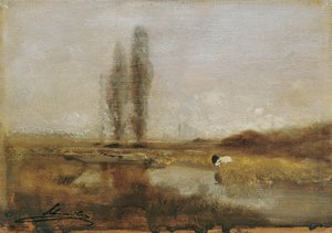 Lundenburg yakınlarındaki Moorland by Emil Jakob Schindler