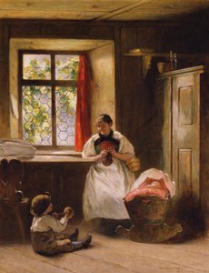 Çalışan (çiftlik evi) by Emil Strecker