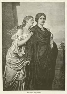 Antigone ve İsmene by Emil Teschendorff