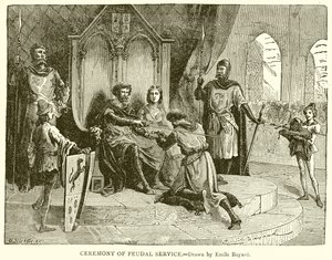 Feodal Hizmet Töreni by Emile Antoine Bayard