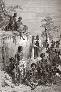 Hawaii Kralı I. Kamehameha ve savaşçıları, 