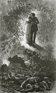 Marius ve Cosette, 19. Yüzyıl (bw gravür) by Emile Antoine Bayard