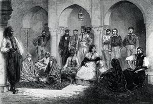 Bayan Tinne, Evi Personeliyle birlikte, Cezayir, 