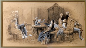 Yazar Alexandre Dumas Jr. (1824-1895), Lavis d