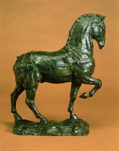 Eyersiz At, c.1915 (yeşil patinalı bronz) by Emile Antoine Bourdelle