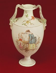 Wedgwood vazo, 19. yüzyıl sonu by Emile Aubert Lessore