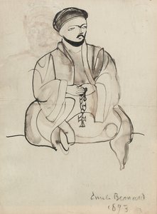 Kıpti rahip, 1893 by Emile Bernard
