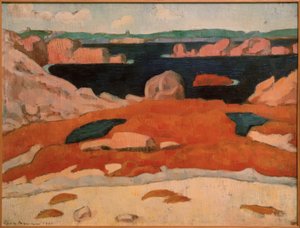 Vahşi deniz, Saint-Briac by Emile Bernard