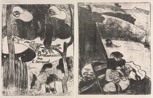 Les Bretonneries: Başlık Sayfası ve Hacdan Dönüş by Emile Bernard