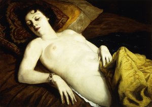 Bileklik ile Çıplak Uyku; Nu Couche au Bilezik, 1930