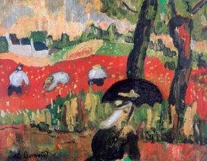 Kızıl Tarla, Pont Aven, c1887 by Emile Bernard